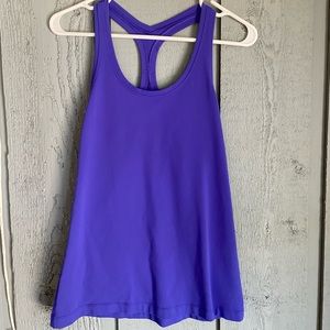 Lululemon Cool Racerback II Super Purple Size 6/8